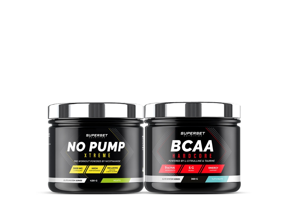 Programa De Treino Intensivo Bcaa Hardcore Tutti Frutti No Pump Xtreme Mojito Superset Nutrition