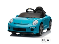 Ruf Gt Carro Elétrico 12v Para Crianças 1 A 5 Anos – Carro Desportivo De Luxo Com Banco Em Pele, Jantes Eva &amp; Bluetooth – Azul