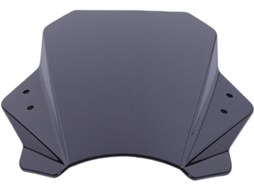 Evgatsauto Para Brisa Universal Ajustável Motocicleta, Guidão De 22-28mm, Compatível Com Para Brisa Azul Transparente