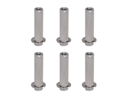 10pcs Vara Eixo Hex Inox 8mm Com Circlip Tetrix