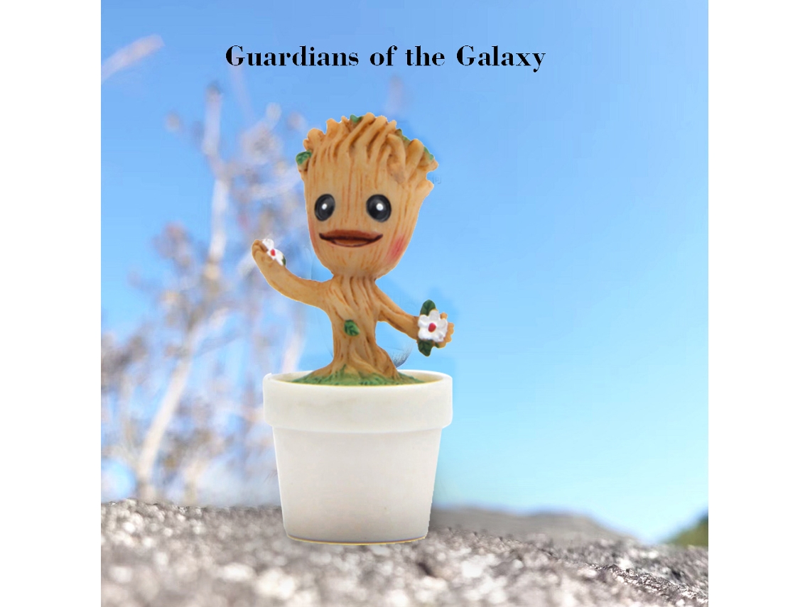 Figura Colecionável Groot Vasinho Business
