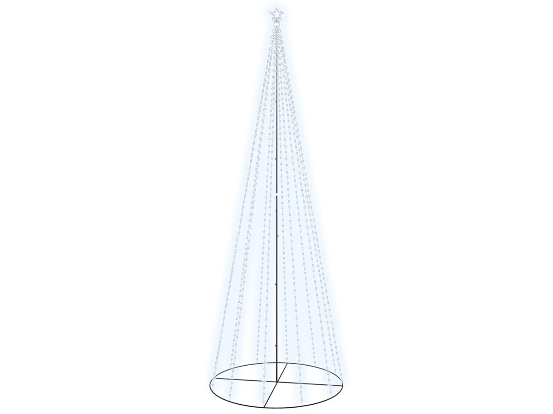 Árvore de natal em cone VIDAXL Branco