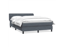 Box Spring Bed, Box Spring Beds Vidaxl Cinzeto Veludo (160 X 210 Cm)