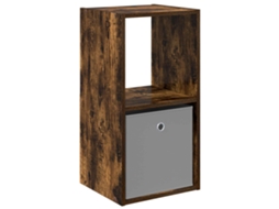 Conjunto 1 Mesa-de-cabeceira Vidaxl Castanho Derivados De Madeira (35 X 32 X 68,5 Cm)