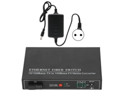 Switch de Fibra Ethernet 4 Portas TBC MC3414ES20A Plug Play Estável Redes de Computadores