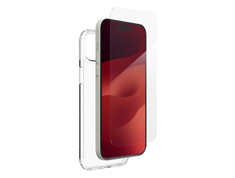 Pacote de Película e Capa para iPhone 15 Plus INVISIBLE SHIELD Glass Elite 360