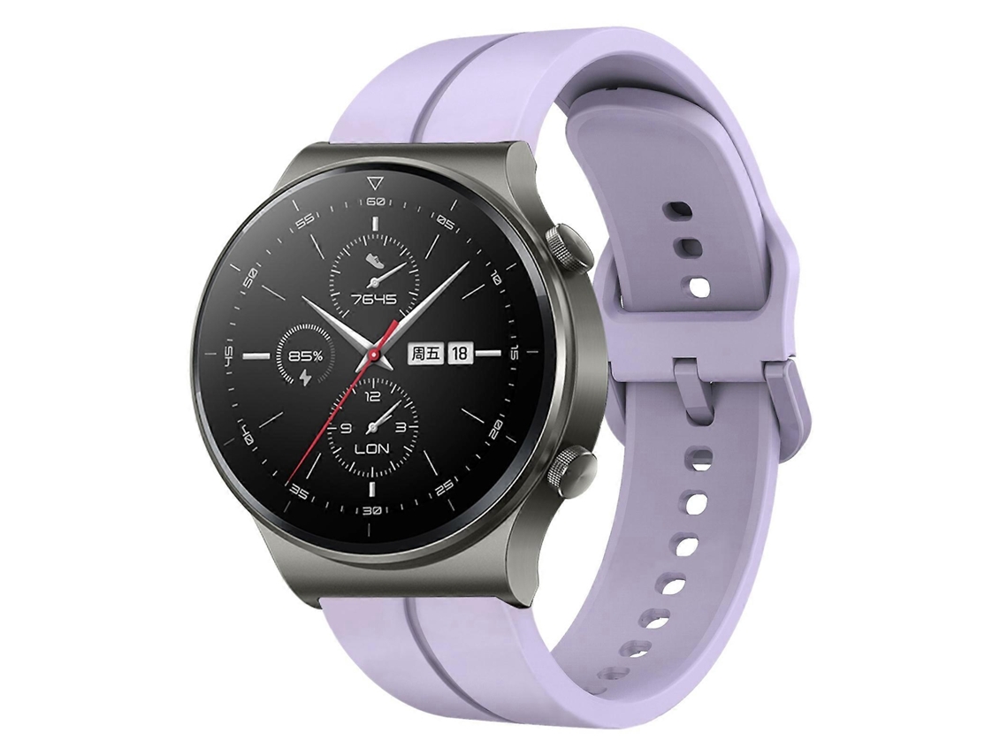 Pulseira De Silicone Em Formato De Laço De 22 Mm Para Huawei Gt2 Pro