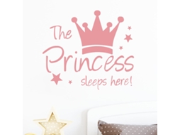 MEOIRUERY Royal Princess Tema Wall Stick Para Decoração De Quarto, Autoadesivo Resistente À Água De Vinil E Decoração De Casa Resistente Ao Desbotamento, Função