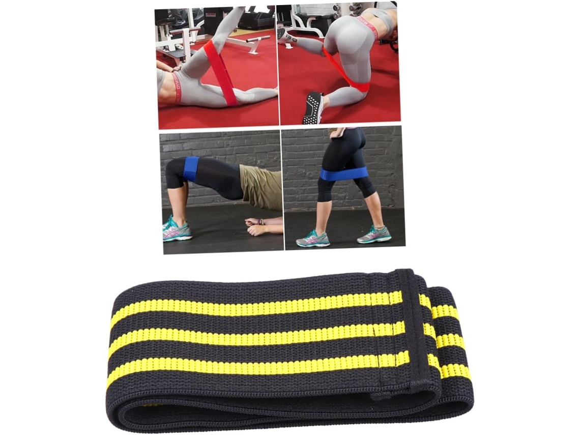 Faixa Elástica De Resistência Abaodam Para Homens E Mulheres, Portátil Quadril Com Material Antiderrapante Em