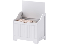 Baú Organizador Tampa Segurança Branco 60x38x56cm VELTRIX