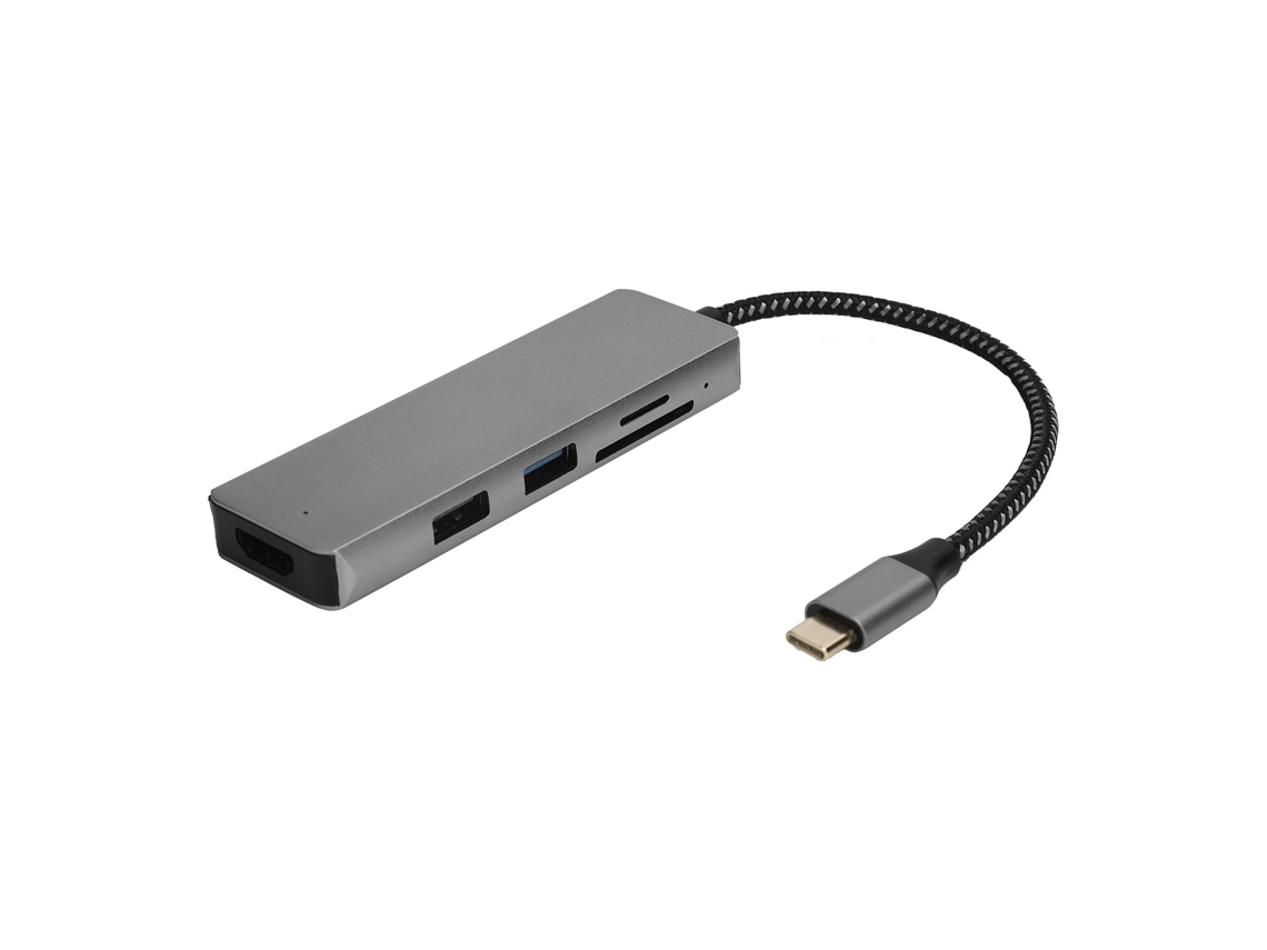 Adaptador Hub (type-c Para Saída Hdmi 4k Usb 3.0)