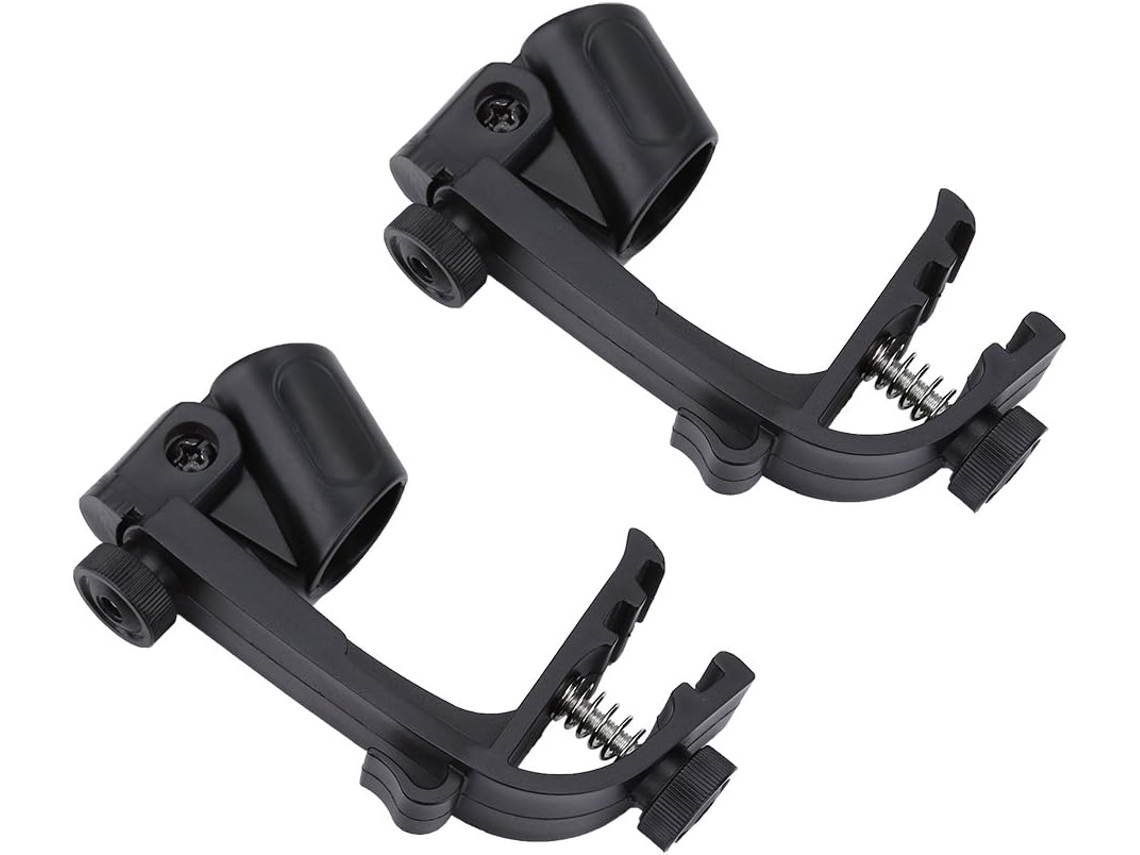 Suporte de microfone AQUAFORGE com braçadeiras ajustáveis