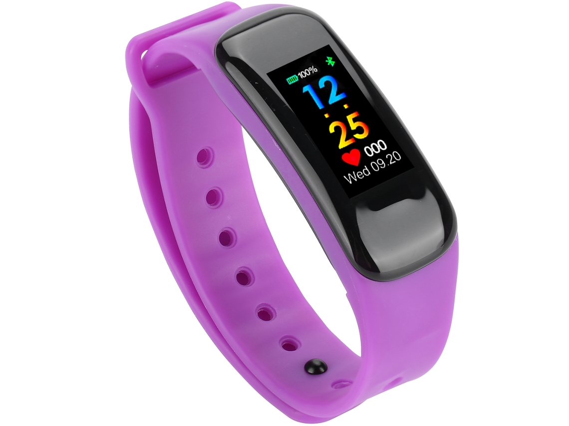 Pulseira Esportiva C18 EOOCOO com monitor de frequência cardíaca e à prova d'água