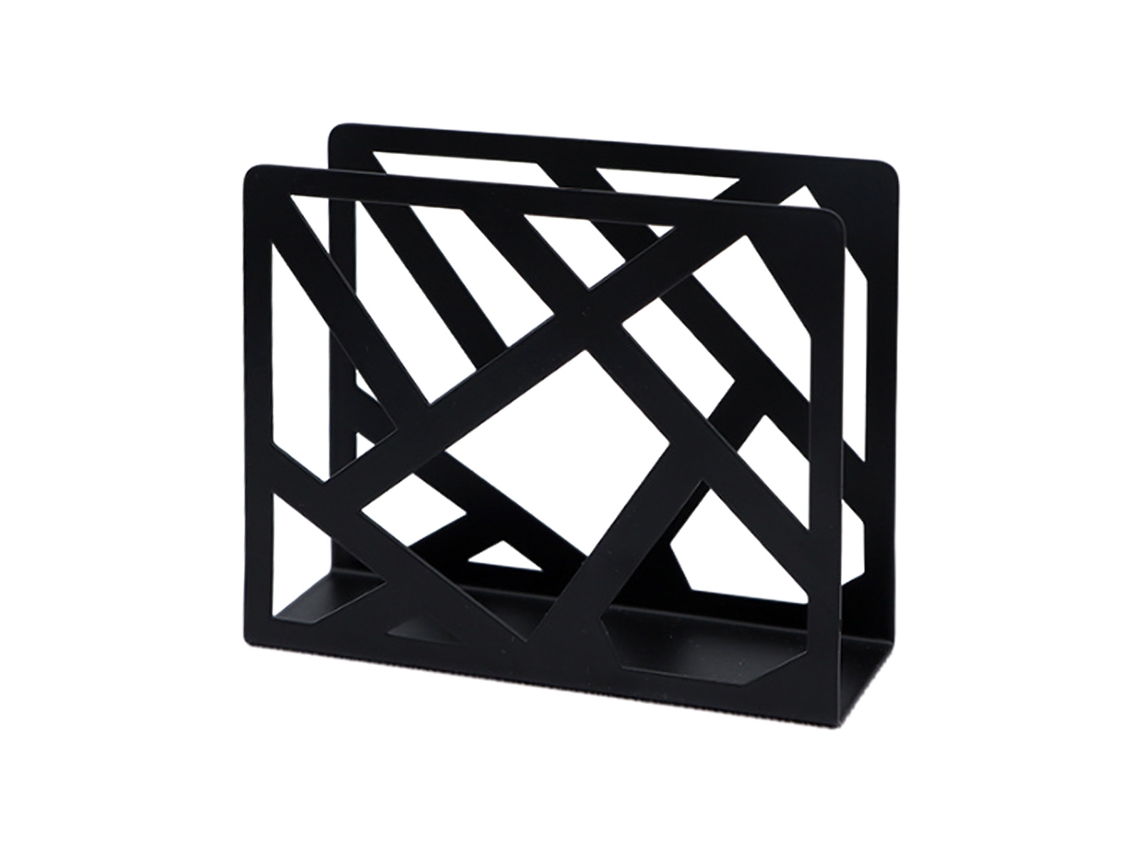 Suporte de Guardanapos Moderno para Mesas Metal Quadrado Vertical NEVEANCE