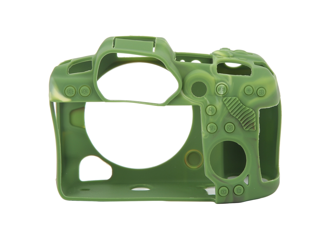 Digital Camera Silicone Protective Case Camouflage Look Scratch Resistant Cover For R5 Mirrorless Camera LAXISCREED