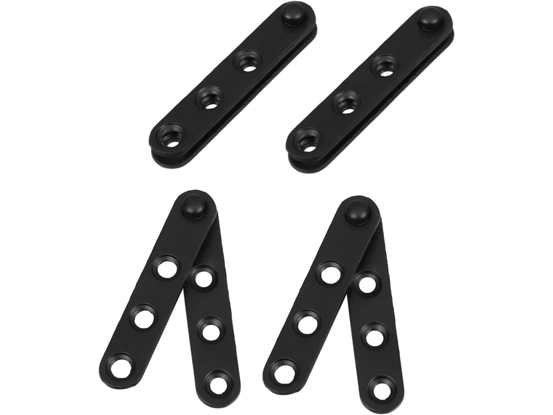 Conjunto De 4 Ocultas Em Aço Para Armários E Uso Externo Suporte