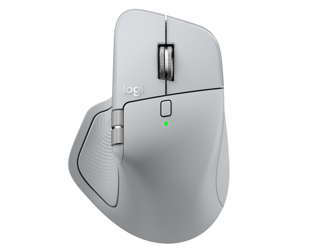 Rato LOGITECH MX Master 4 (2.4GHZ - Bluetooth - Cinzento Claro)