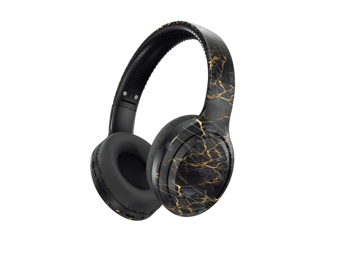 Fones De Ouvido Bluetooth Sem Fio, Dobráveis, Bluetooth 5.3 Tipo C, Com Microfone Embutido Brilvibera (preto)