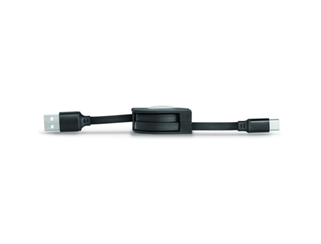 Cabo Retrátil Usb-A/Usb-C TIEMME Twister