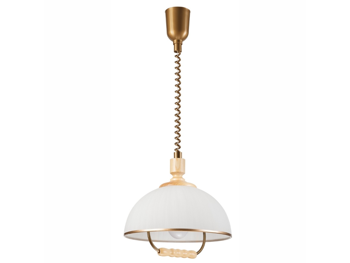 Candeeiro Suspenso Ramona, Madeira, Castanho, 30x30x64 Cm, Seven Design