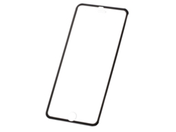 Protetor de tela de vidro temperado para iPhone 6 Plus/6s Plus, borda de metal EOOCOO