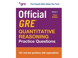 Livro Official Gre Quantitative Reasoning Practice Questions, Third Edition, Volume 1 De Educational Testing Service (inglês)