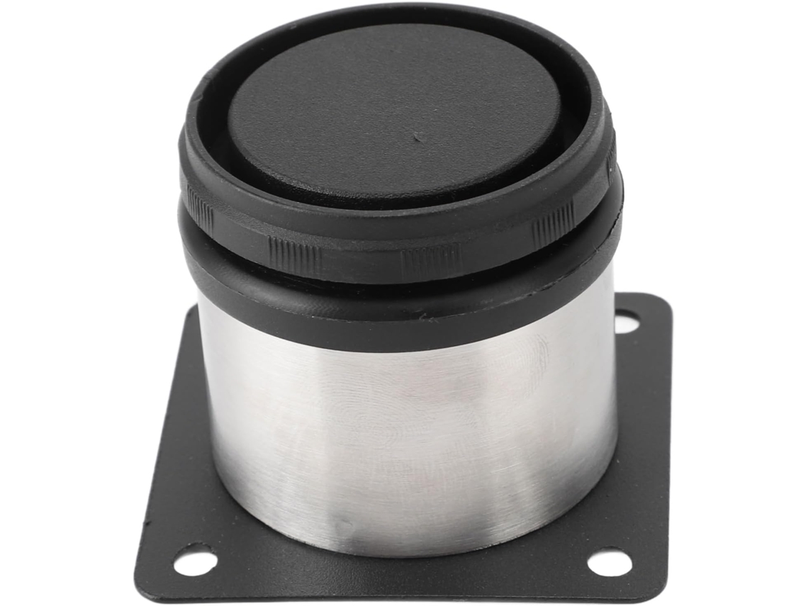 Conjunto De 4 Pés Metal Redondos Em Aço Inoxidável Com Base Abs Para Móveis Mesa, Armários, Prateleiras, Sofás, Cozinha