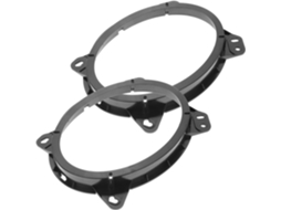 Adaptador Para Alto-falante De Porta De Carro, Anel Espaçador De Plástico Preto, Instalação