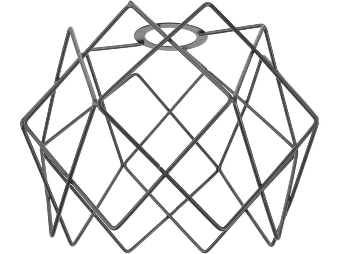 Abajur Retrô Pendente Com Design Vazado, Luminária De Teto Preta Para Sala De Estar, Quarto, Restaurante E Escritório.