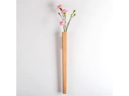 Adorno Parede Vaso De Madeira Plantas Hidropônicas Entrada, Estilo Japonês, Octogonal Freixo Sfushos (sem Flores)