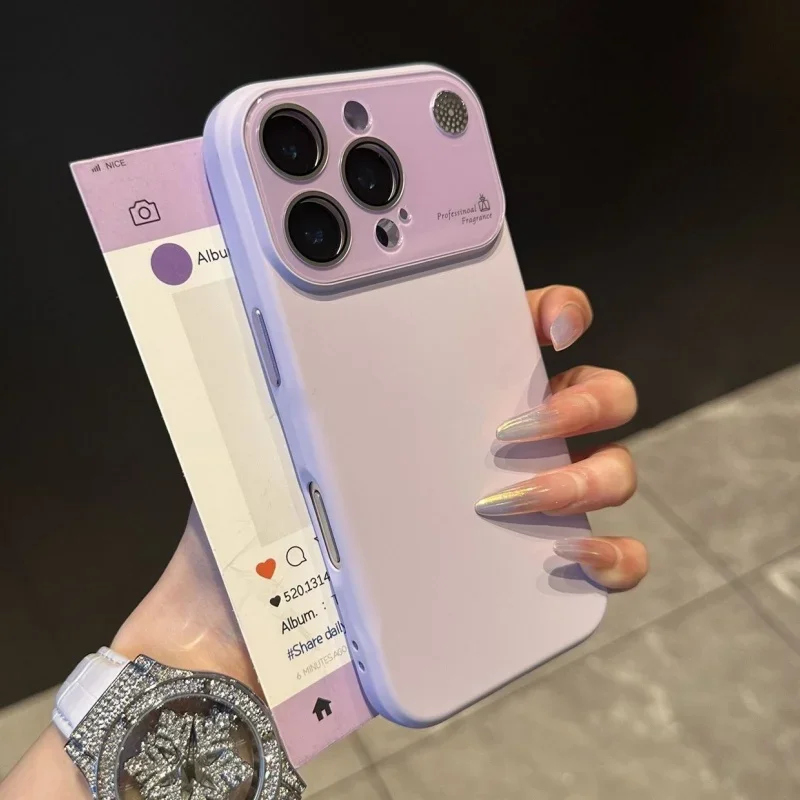 Capa De Celular Em Silicone Líquido Macio (roxa) Para Iphone 15, Cor Sólida E Resistente A Impactos.