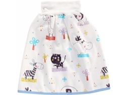 Fralda Infantil de Peça Única, Fralda Lavável para Recém nascidos, Saia Adorável, CHABERLU
