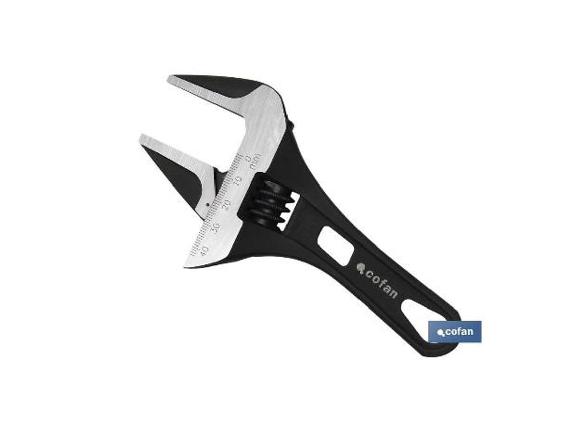 Llave ajustable gran apertura 6 corta