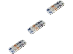 Kit De Joias Nuobesty Com Fecho Lagosta, 3 S De Fechos, 6 Cores, Chaveiros Abertos
