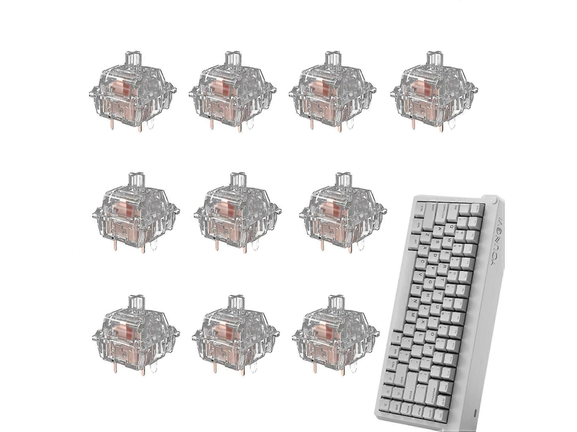 Lurelia Teclado Mecânico - Transparente De 5 Pinos (fmy)