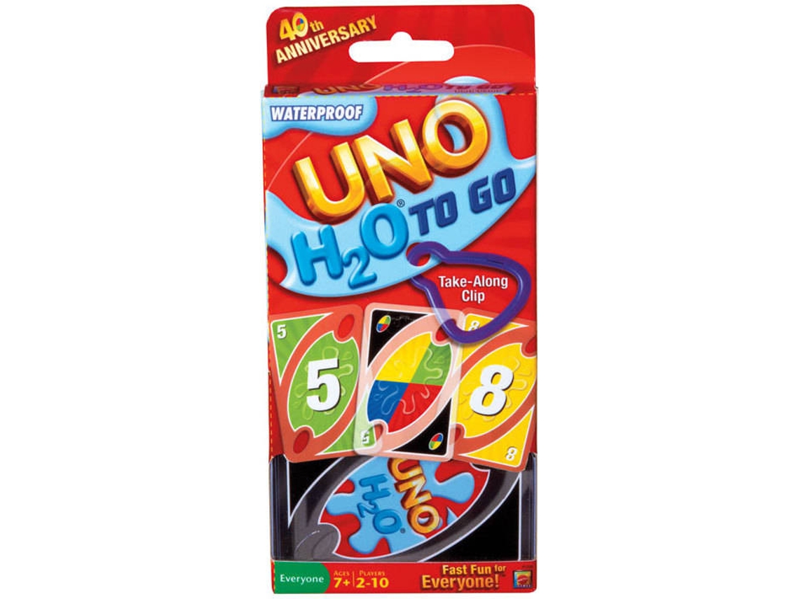 Jogo de Cartas MATTEL Uno H20 To Go (Idade Mínima: 7 Anos - Dificuldade: Baixa)