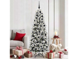 Vidaxl Árvore De Natal Artificial Branco 180 Cm
