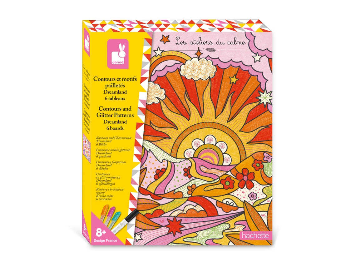 Atelier Conjunto De Artesanato Dreamland Com Motivos Criativos De Glitter Janod