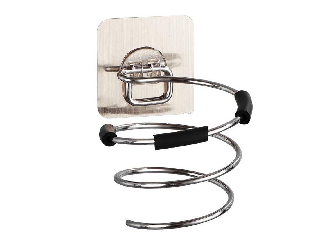 Suporte Para Secador De Cabelo Banheiro, Organizador Doméstico, Autoadesivo Parede, Sem Pregos E Marcas, Adesivos Secagem