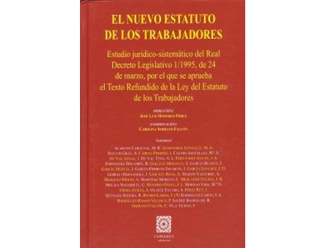 Livro El Nuevo Estatuto De Los Trabajadores de José Luis Monereo Pérez (Espanhol)