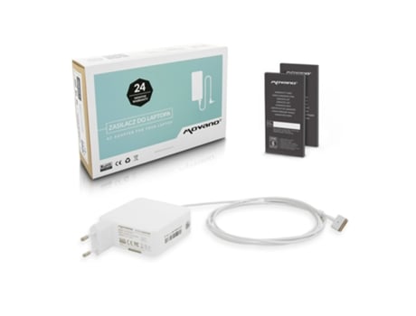 Carregador Movano 16,5 V 3,65 A 60 W para Apple (Magsafe 2)