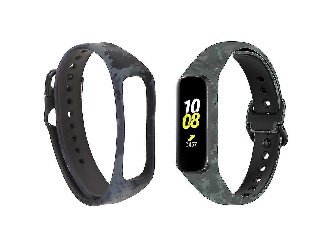 Pulseira de silicone para Galaxy Fit 2 SMR220, durável e macia, para relógio inteligente Ly Ebike