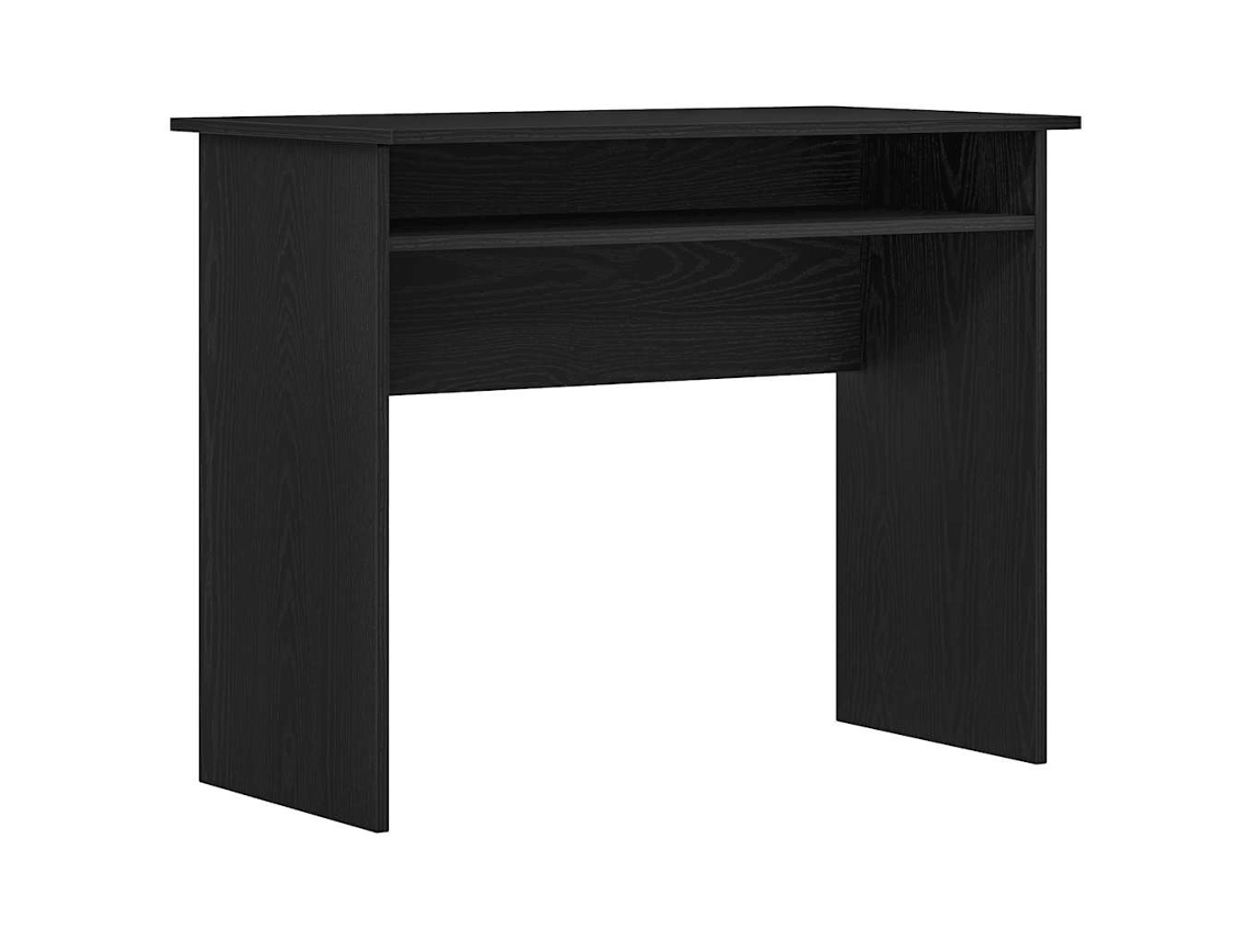 Mesa em Carvalho Preto 90x50x74 cm Madeira Engenheirada MAISON EXCLUSIVE