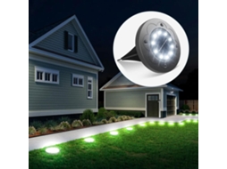 Conjunto de 16 Luminária Solar de Solo 16 Leds IP65 AQUAFORGE