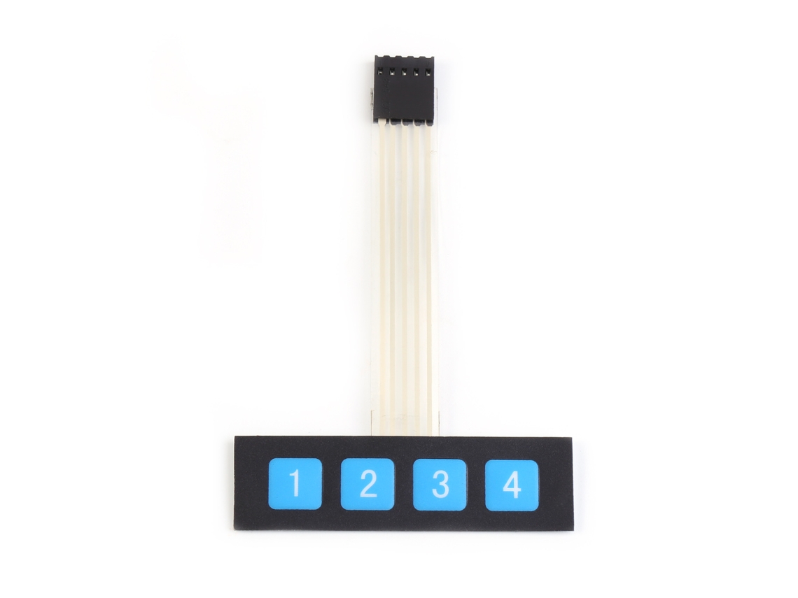 Teclado De Membrana Eletrónico Laxiscreed Com Funções Multi-botão Fáceis De Usar
