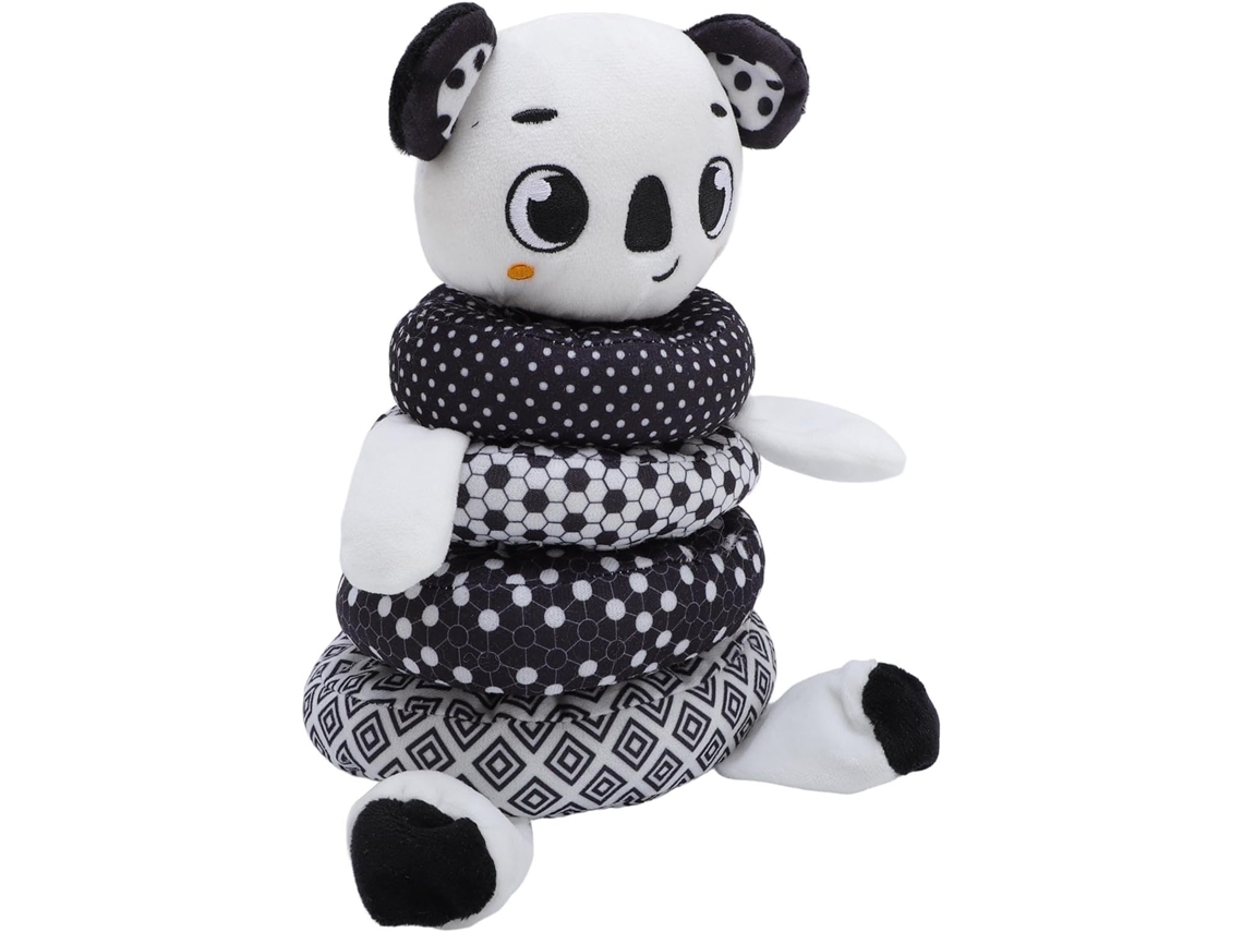 Brinquedo De Empilhar Para Bebês, Material Pelúcia Macio, Anéis