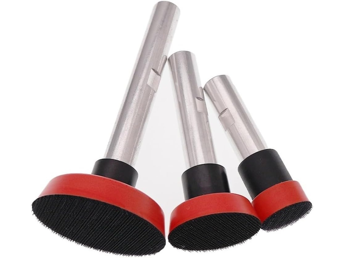 Kit De Boina Polimento Automotivo M14 1,2, 2 E 3 Polegadas Com Haste