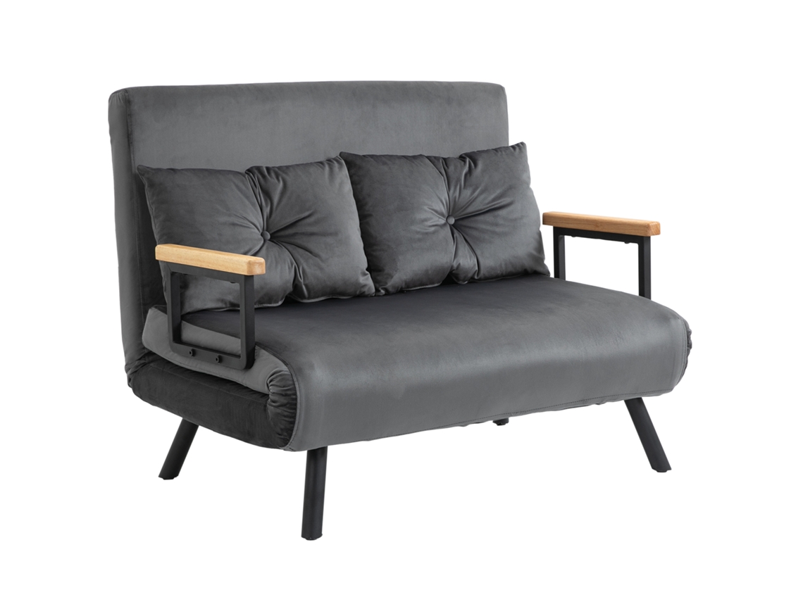 Estrutura de Cama de Casal, com Cabeceira Ajustável, Estofada, Branco