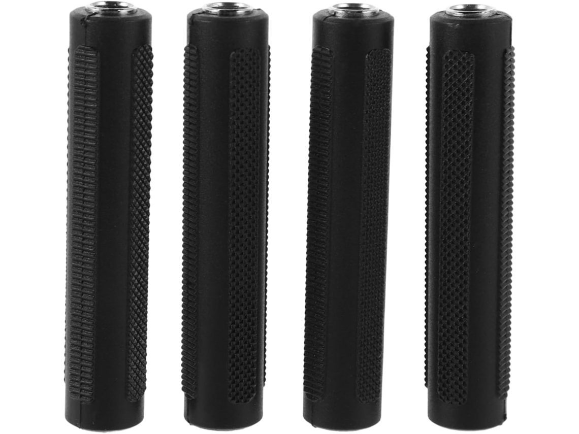 Adaptador De Áudio Fêmea Fêmea De 4 Peças, Conectores De Áudio Para Microfone E Fones De Ouvido, Ace Gokoco