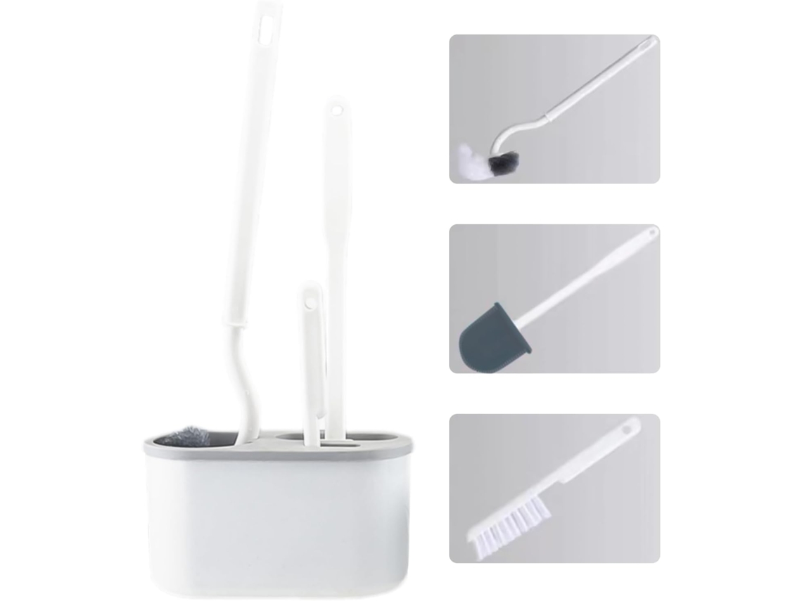 Escova De Vaso Sanitário E Bacia De Silicone